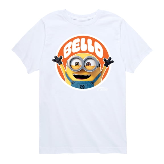 Despicable Me Minions - Hello Bello - Toddler & Youth Short Sleeve Graphic T-Shirt