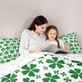thumbnail image 4 of Feelyou St. Patrick's Day Twin Bedding Sets 7-Piece, Luck Shamrock Bedding Comforter Set, 4 of 8