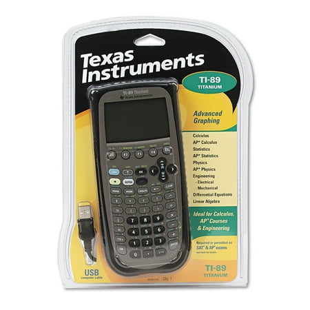 Texas Instruments TI-89 Titanium Graphing Calculator, Multicolor