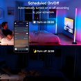 thumbnail image 4 of Ledagic Led Corner Floor Lamp USB Powered, IC+RGBW Music Sync Color Changing Led Lamp with App & Remote Control, Timer Setting, Standing Lamps for Li, 4 of 7