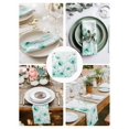 thumbnail image 4 of Cloth Napkins Set of 4 - 20x20 Inches, Teal Spring Floral Washable Reusable Table Napkins, Summer Botanical Watercolor Vintage Soft & Absortbent Dining Napkin for Party Wedding Hotel Restaurant, 4 of 8