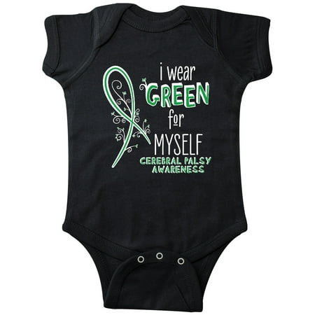 

Inktastic I Wear Green for Myself- Cerebral Palsy awareness Gift Baby Boy or Baby Girl Bodysuit