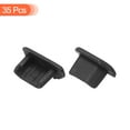 thumbnail image 3 of 35pcs Phone Micro USB Port Plugs Covers Caps Silicone Anti Dust Protectors for Cell Phone Micro USB Female End, Black, 3 of 4