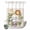 Beige, variant on No Hook Shower Curtain, Animal Family Shower Curtains for Bathroom with See Through Top Window, Lions Zebras Giraffes Tropical Palm Green Waterproof & Washable Bath Curtain Stand Up Stall 36"x72"