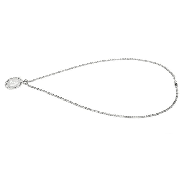 Collier en Acier Inoxydable, Collier Pendentif Rond Gravé Collier Pendentif Rond Gravé Collier Pendentif Précision Machiné