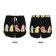thumbnail image 3 of Balery Hello Summer Gnome Pantalones cortos deportivos para mujer con forro y dos bolsillos, elásticos, para entrenamiento, gimnasio, yoga-Large, 3 of 7