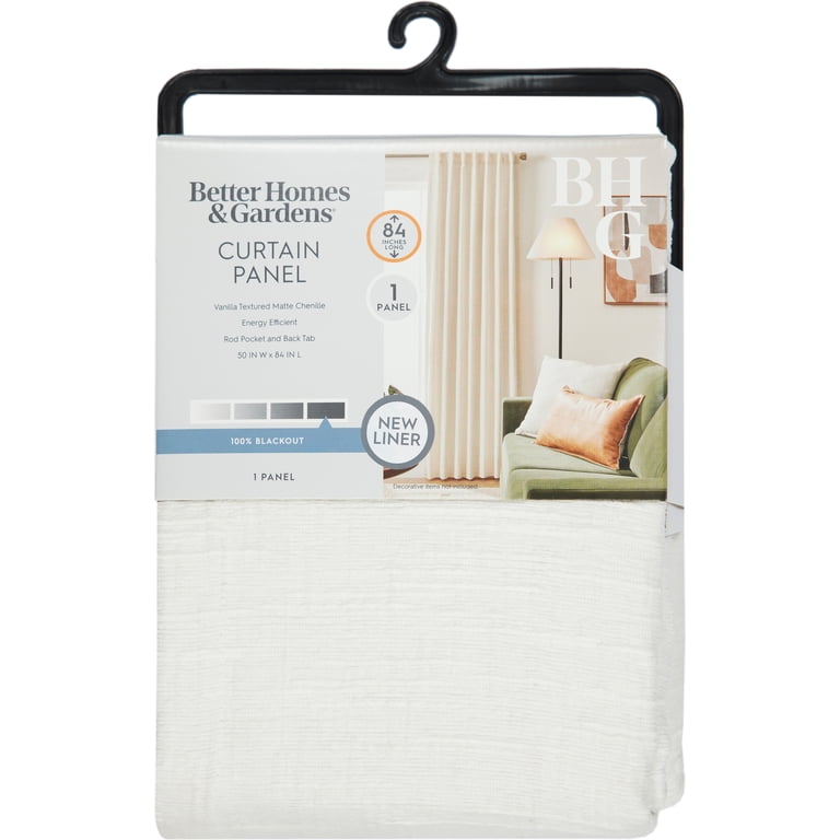 Better Homes & Gardens Chenille Blackout Curtain 50"W x 84"L photo 2