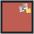 thumbnail image 2 of PinPix 15x15 Custom Cork Bulletin Board Crimson Pastel Poster Board Has a Fabric Style Canvas Finish, Framed in Crimson Pastel, by ArtToFrames (PinPix-1807), 2 of 5