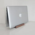 thumbnail image 3 of Wooden Vertical Laptop Holder,2 Slots Wooden Laptop Holder, Compatible with All Gaming Laptop and for MacBook Pro, iPad, Dell, Lenovo, HP, Surface., 3 of 6