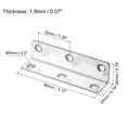 thumbnail image 2 of L Bracket Corner Braces, 20 Set 20x20x80 mm - Stainless Steel 90 Degree Right Angle Bracket with Screws (Silver), 2 of 6