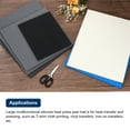 thumbnail image 4 of 15" x 11.8" Silicone Heat Press Pad Mat 0.3" Thick for Heat Press Machine Flat Heat Transfer Pad Replacement Dark Gray, 4 of 6