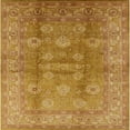 thumbnail image 1 of Ahgly Company Indoor Square Mid-Century Modern Yellow Yellow Oriental Area Rugs, 8' Square, 1 of 6