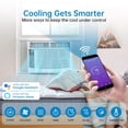 thumbnail image 5 of JoanKaren 6000 BTU 115V Smart Window Air Conditioner with Remote & APP Control,Fast Cooling Up to 250 sq ft,Energy Saving,Cool Dry Fan 3-In-1 Compact AC, 5 of 10