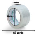 thumbnail image 2 of VPTAPE Heavy Duty Packing Tape, 2 Inch x 60 Yards, Thickness 2.7 Mil, Clear, 36 Rolls. (36 Pack), 2 of 4