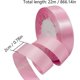 thumbnail image 2 of Cinta de satén de 22 m y 2 cm de ancho para regalo de Navidad, bodas y cumpleaños, cintas de tela, cintas de regalo (rosa), 2 of 5