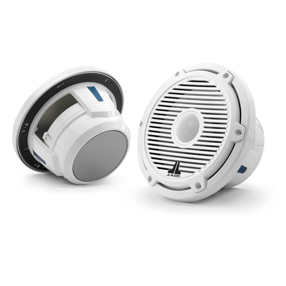 Jl Audio M6 7.7in Coaxial Speakers White Classic Grille