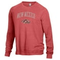 thumbnail image 2 of Men's Alternative Apparel Heathered Cherry New Mexico Lobos The Champ Raglan Pullover Sweatshirt, 2 of 3