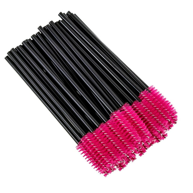 Mini brocha de maquillaje para pestañas desechable, 50 piezas - HUOGUO