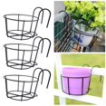 thumbnail image 3 of Support de Pot de Fleurs 3 Pcs Étagère de Jardinière Extérieure, 3 of 8