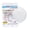White, variant on WellBefore KN95 Disposable Face Masks, 5-Layer, Black, Medium, Breathable, Adjustable Ear Loops, Individually Wrapped, Pack of 10