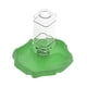 thumbnail image 1 of Plato de agua para reptiles, comedero para reptiles, bebedero, accesorio de alimentación, hidratador automático para gecos y anfibios. Verde, 1 of 8