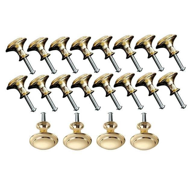 20 Pomos Para Puertas Con Tornillos, Pomos Para Armarios, Cajones Y Armarios
