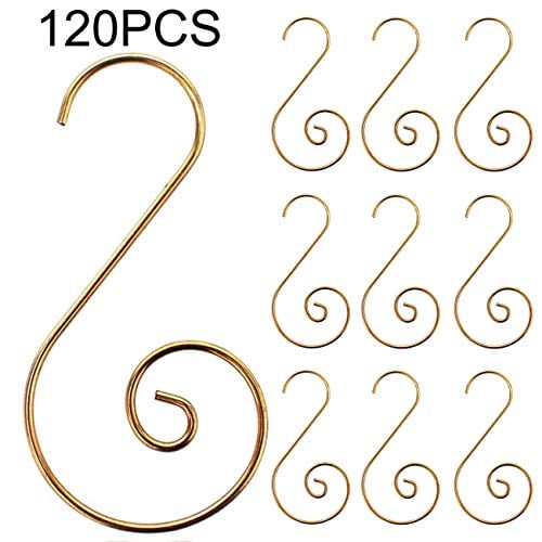 Acronde 120PCS Christmas Ornament Hooks Christmas Tree SHooks Ornament