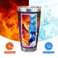 thumbnail image 6 of Stainless Steel 6.7in High 20oz Anime Insulated Cup, Dragon Ball Water Bottle Stainless Sport Outdoor Double Wall Insulated Bottles With Straw​​, 6 of 6