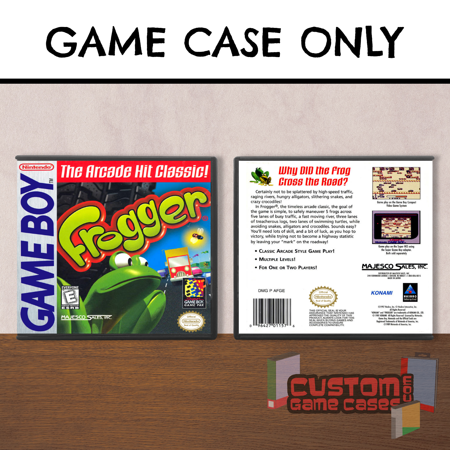 Frogger (GB) Game Boy Game Case with Cover