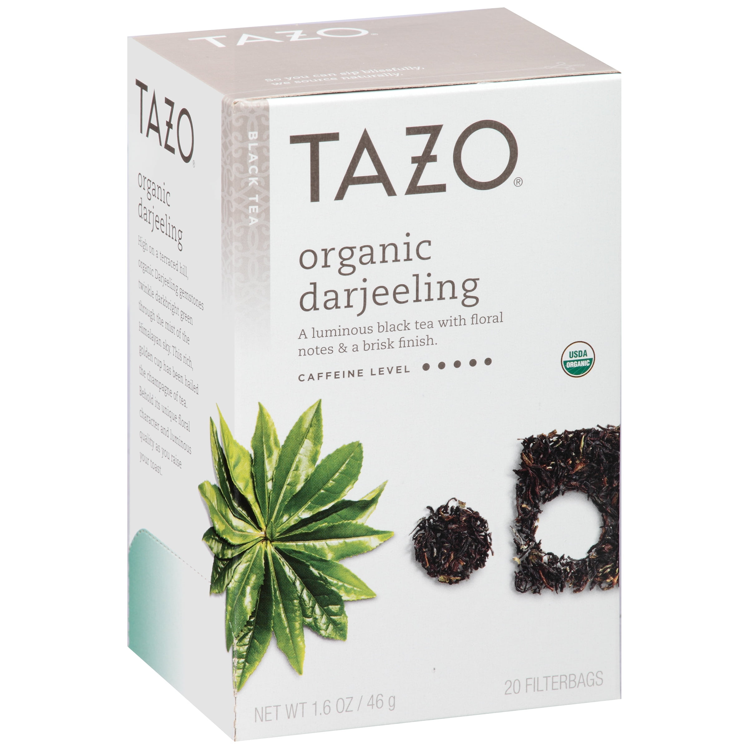 Tazo Organic Darjeeling Black Tea Tea Bags 20 ct. Box