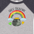 thumbnail image 4 of Inktastic Gigi's Treasure St. Patrick's Day Rainbow and Gold Boys or Girls Baby Bodysuit, 4 of 5