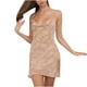 thumbnail image 1 of Vestido de verano HUOGUO para mujer, estampado sexy, halter, sin mangas, 1 of 5
