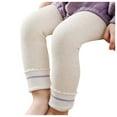 thumbnail image 2 of uublik Kids Leggings Fleece Lined Warm Thickened Elastic Fashion Full Length Pants, 2 of 5