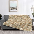 thumbnail image 2 of Yiaed Paisley Floral 1 Print Blanket Throw Blanket Soft Cozy Flannel Blanket for Home Bed Sofa Couch Chair-40"x30", 2 of 6