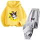 thumbnail image 3 of Conjunto de sudadera con capucha Kawaii Kuromi para niños y niñas de 3 a 14 años, sudadera informal de calle Kawaii, para deportes al aire libre, 3 of 5