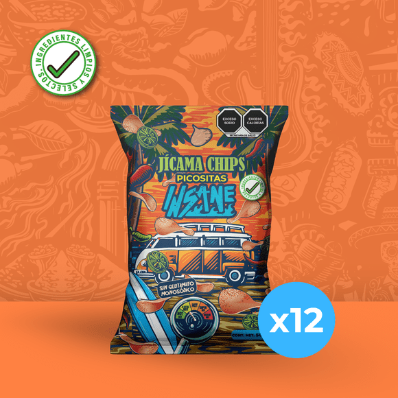 12 Pack Jicama Chips 50g c/u
