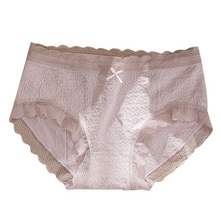 

Panties For Women Breathable Comfortable Cotton Bottom Anti Glare Triangle Womens Underwear