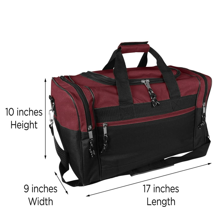 Blank Duffle Bag Duffel Bag Travel Size Sports Durable Gym – Dalix