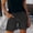 Black, variant on Fringe Shorts For Women Vacation Shorts Women Plus Size Stretch Denim Shorts Womens Athletic Shorts Adjustable Waist Jean Shorts Women Jean Shorts For Women Plus Size Jean Shorts Cheap