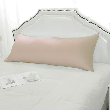 Soft Silky-Soft Pillow Cover 1800 Microfiber Full Long Pillowcases Khaki 20