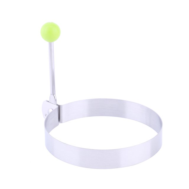 Anillos circulares para huevos, anillos para cocinar huevos de acero inoxidable, molde redondo para panqueques para freír huevos, tortillas y muffins
