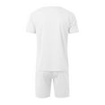 thumbnail image 4 of Bcfgryg Men's Summer Casual Suits Breathable Mesh T Shirt And Shorts Activewear Set For Yoga Gym School Outing Comfortable Athletic Outfit Men’s Casual Sets, 4 of 4