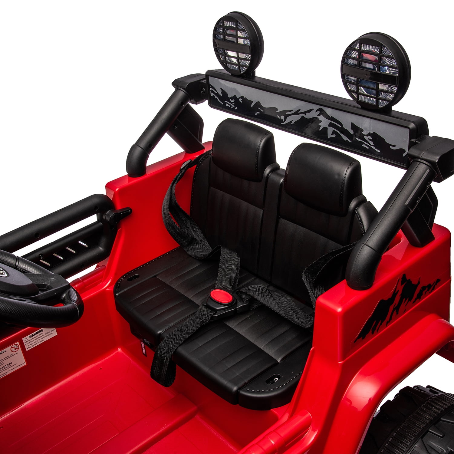 CIPACHO Licensed TOYOTA FJ Cruiser 12 V Powered Ride On Car 2.4G with Parents Remote Control, Electric Car for Kids, Red CIPACHO Licensed TOYOTA FJ Cruiser 12 V Powered Ride On Car 2.4G with Parents Remote Control, Electric Car for Kids, Red