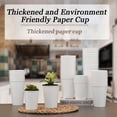 thumbnail image 4 of 300 Pack Paper Cups 8 oz, Disposable Coffee Cups, Paper Coffee Cups 8 oz, White Hot/Cold Beverage Drinking Cups for Water Juice or Tea, Office Party Home Travel, 4 of 7