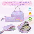 thumbnail image 3 of gcong Dinosaur Themed School Backpack Set For Educational Adventure Gear Purple, 3 of 6