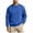 Blue, variant on TKKCS Mens Fleece Crewneck Sweatshirt- Lightweight Loose Fit Casual Daily Long Sleeve Pullover Tops Blue Size XL
