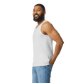 thumbnail image 4 of Gildan Sleeveless Tank Top, Men's Lightweight Cotton Workout Top, White Classic Tank, 6 Pack, 3XL, 4 of 5
