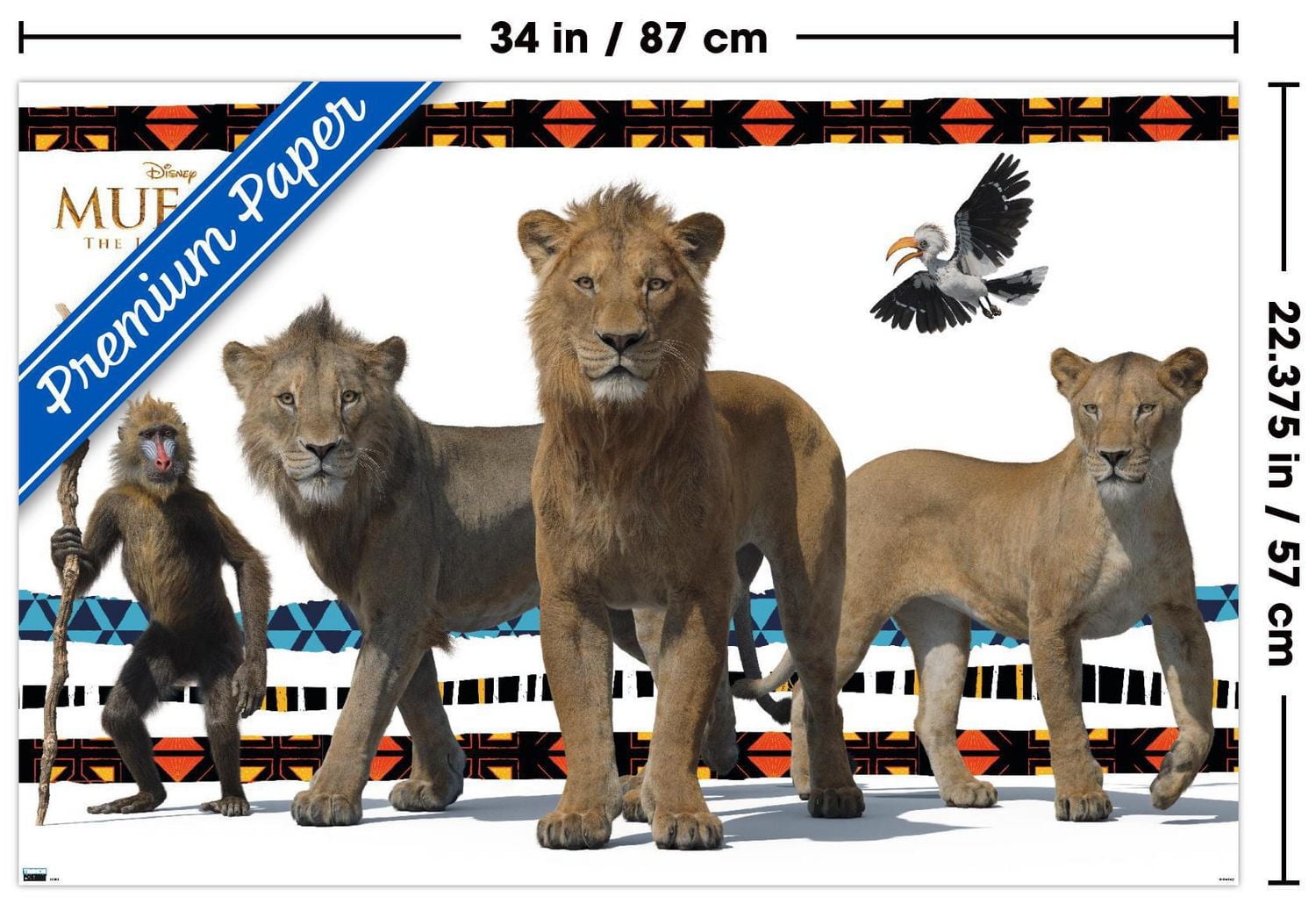 Disney Mufasa: The Lion King - Group Wall Poster