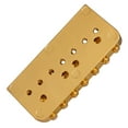 thumbnail image 3 of Puente fijo cuadrado con cuerdas a través del cuerpo para guitarra eléctrica de 7 cuerdas Dorado, 3 of 7