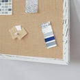 thumbnail image 4 of Emma + Oliver 18x24 Wall Mount Linen Board with 6 Wooden Push Pins in Whitewashed, 4 of 12